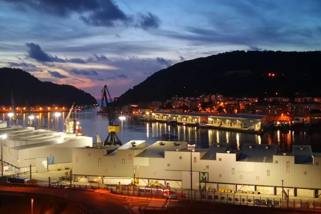 Apto Con Vistas A Bahia De Pasajes, A 10 Min Del Centro De San Sebastian Lezo Exterior foto